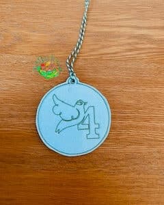 Sweetpea’s Handmade Christmas Decoration Collection - 4. Four Calling Birds
