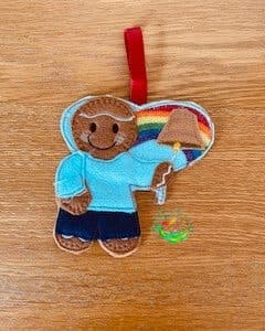 Sweetpea’s Handmade Gingerbread Disability Collection - Cancer Bell Boy