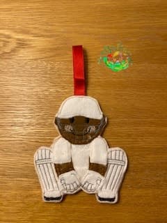 Sweetpea’s Handmade Gingerbread Sports Collection - Wicket Keeper