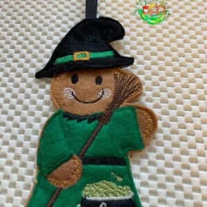 Sweetpea’s Handmade Gingerbread Halloween Collection – Witch