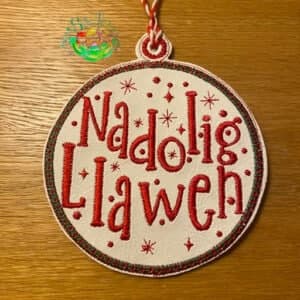 Sweetpea’s Handmade Word Bauble Collection - Nadolig Llawen