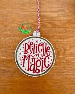Sweetpea’s Handmade Word Bauble Collection - Believe in Magic