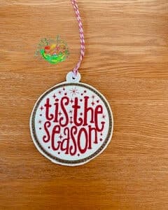 Sweetpea’s Handmade Word Bauble Collection - Tis the Season