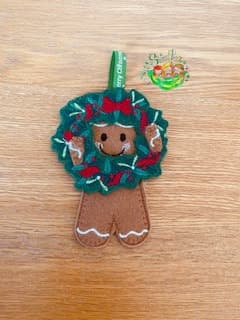 Sweetpea’s Handmade Gingerbread Christmas Collection – Wreath