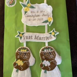 Sweetpea’s Handmade Just Married Collection - Mrs & Mrs Hanger
