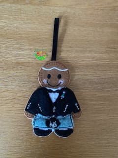 Sweetpea's Handmade Gingerbread Wedding Collection - Scots Groom