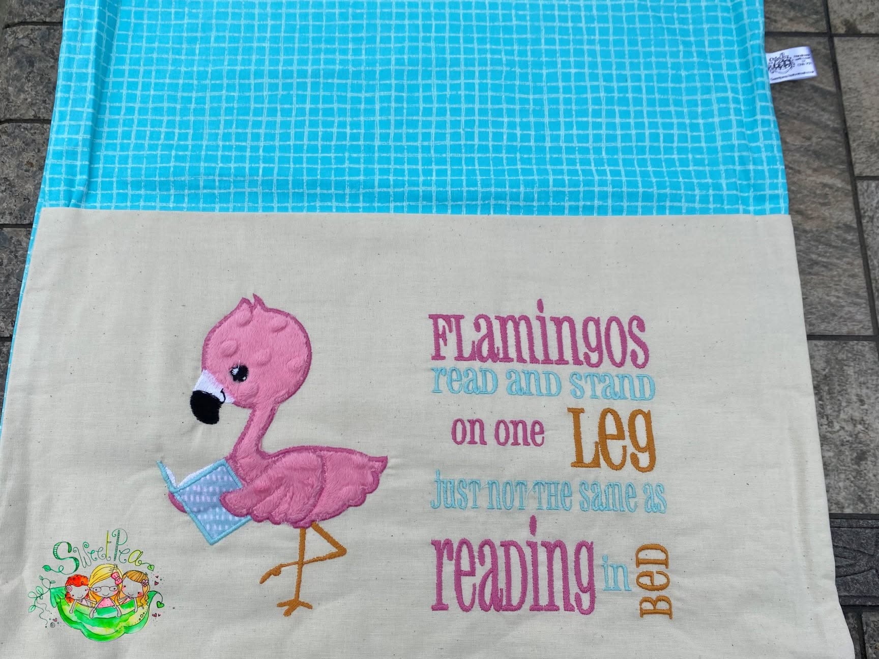 Sweetpea's Handmade Reading Cushion Collection - Flamingo