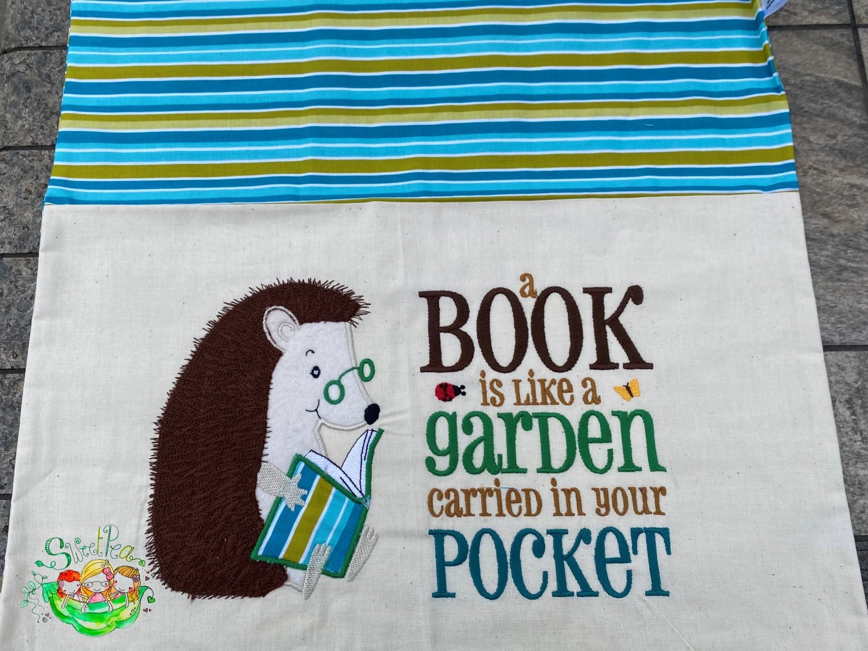 Sweetpea's Handmade Reading Cushion Collection - Hedgehog
