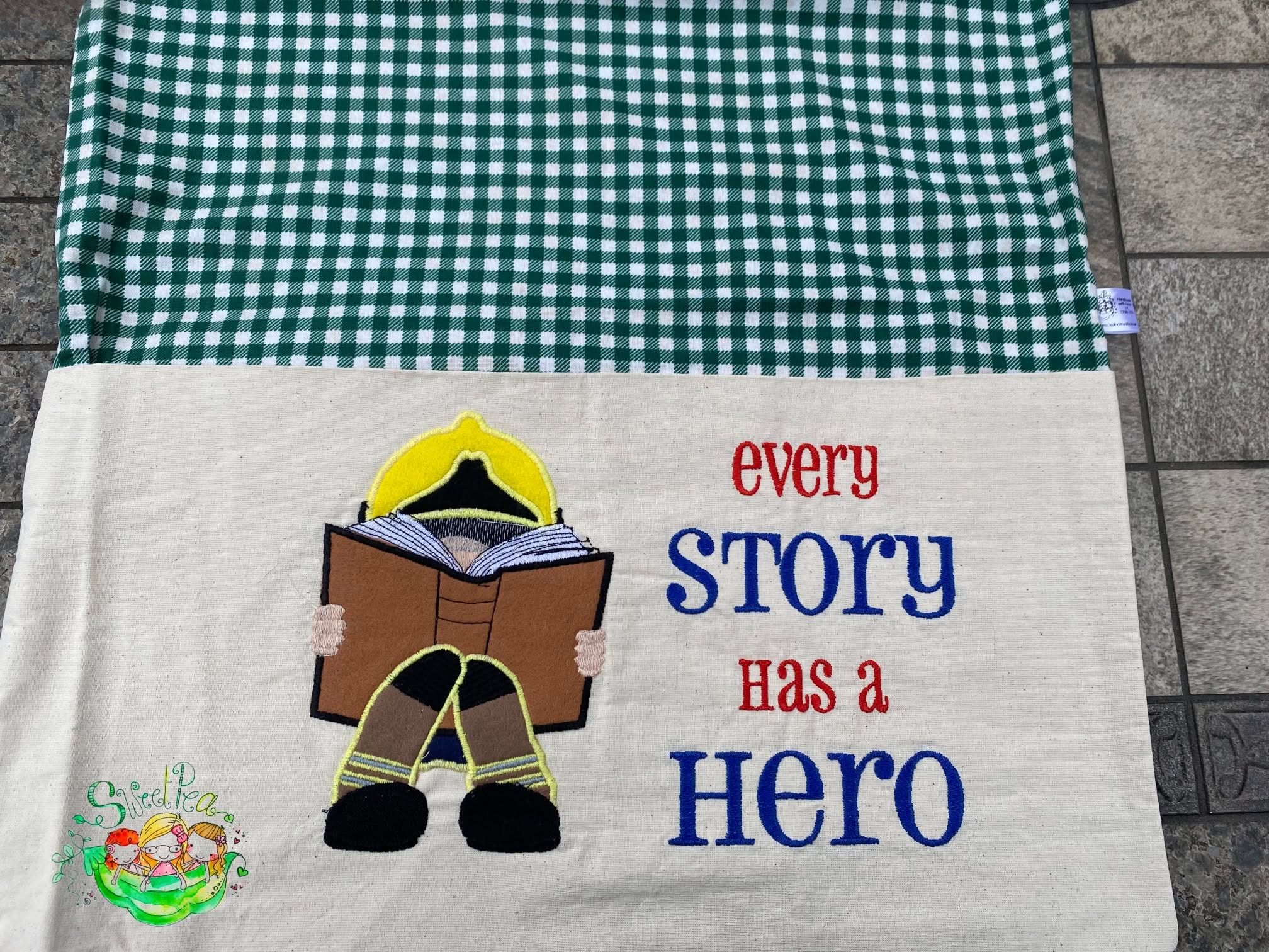 Sweetpea's Handmade Reading Cushion Collection - Hero Firefighter