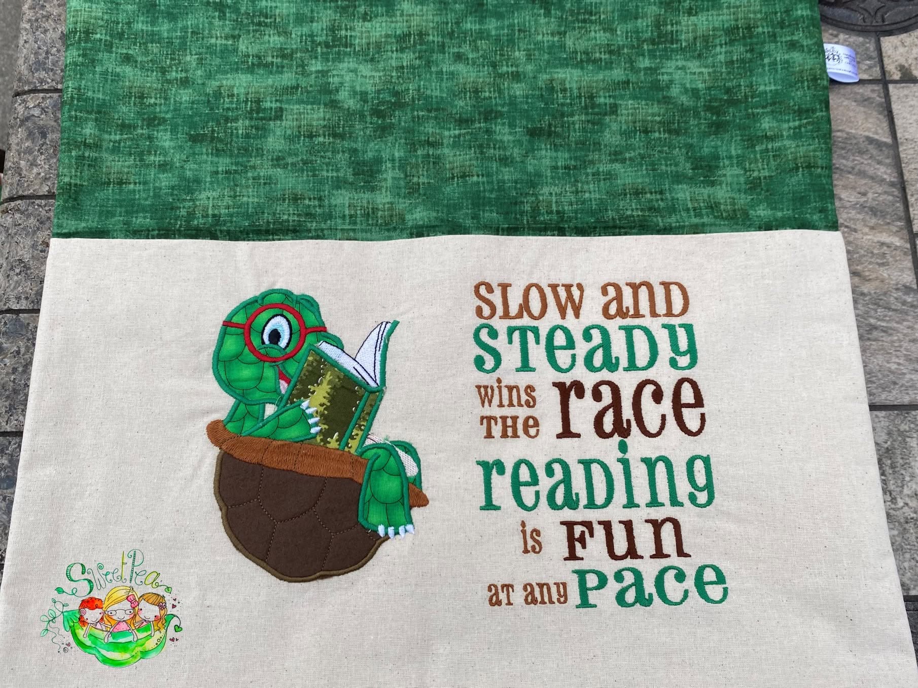 Sweetpea's Handmade Reading Cushion Collection - Turtle