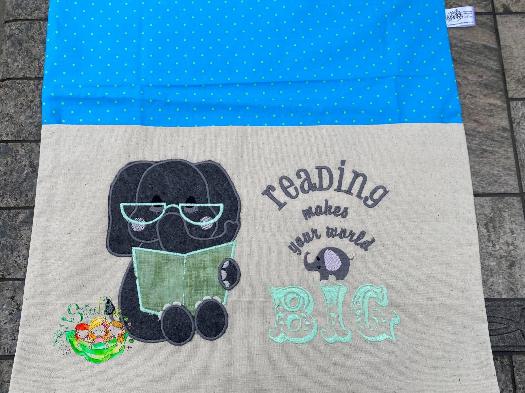Sweetpea's Handmade Reading Cushion Collection - Elephant