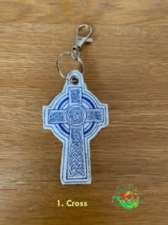 Sweetpea's Handmade Key Fob Collection - Celtic Cross Knot