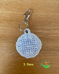 Sweetpea's Handmade Key Fob Collection - Celtic Dara Knot