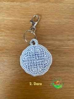 Sweetpea's Handmade Key Fob Collection - Celtic Dara Knot