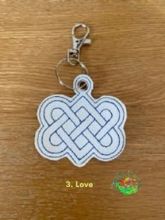 Sweetpea's Handmade Key Fob Collection - Celtic Love Knot