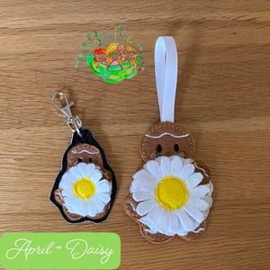 Sweetpea's Handmade Gingerbread Flower Collection - April Daisy