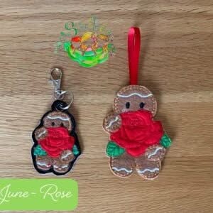 Sweetpea's Handmade Gingerbread Flower Collection - June Rose