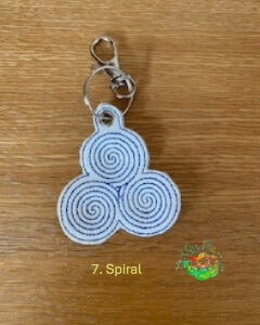Sweetpea's Handmade Key Fob Collection - Celtic Spiral Knot