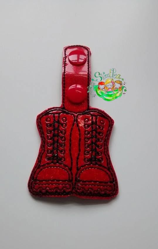 Sweetpea's Handmade Key Fob Collection - Army Boots