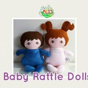 Sweetpea's Handmade Doll Collection - Baby Rattle Doll Boy