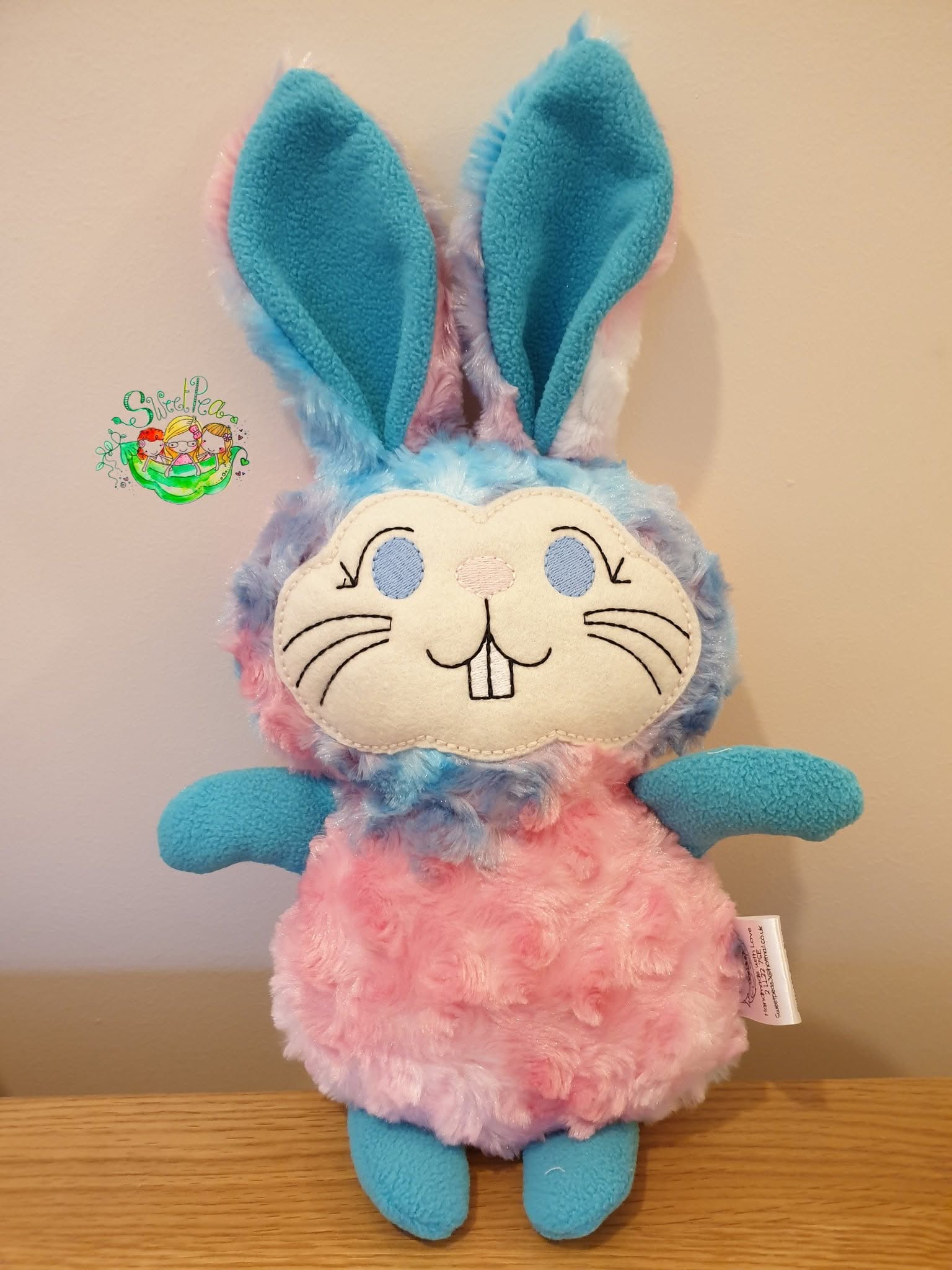 Sweetpea's Handmade Softie Collection - Bunny Eyes Open