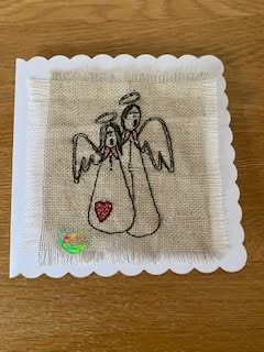Sweetpea's Handmade Card Collection - Christmas Carolling Angels