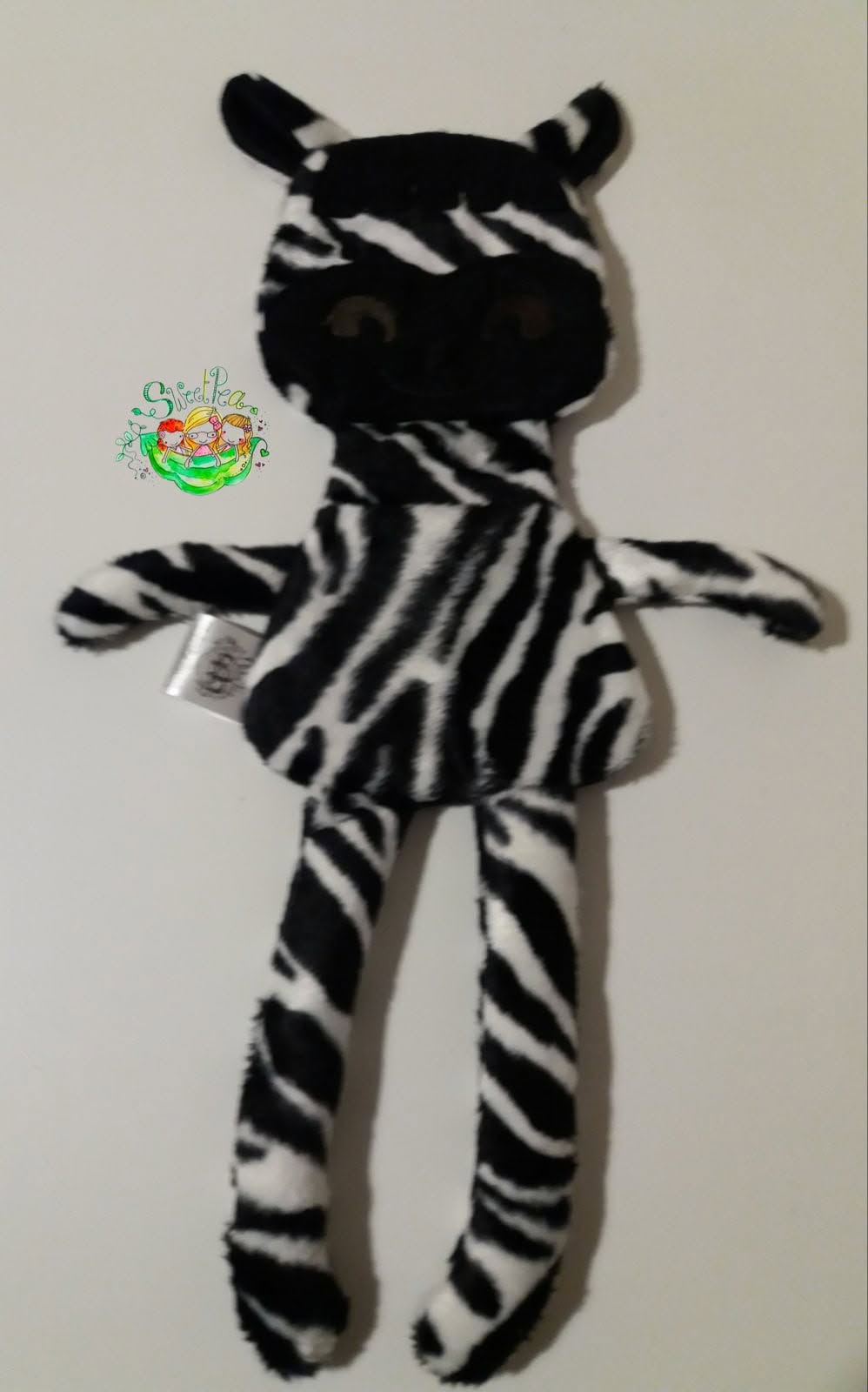 Sweetpea's Handmade Softie Collection - Dress Up Zebra