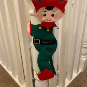 Sweetpea's Handmade Christmas Tie-Back Decoration Collection - Elf