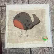 Sweetpea's Handmade Card Collection - Christmas Felt Robin
