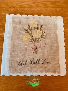 Sweetpea's Handmade Card Collection - Get Well Soon Flowers