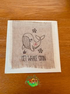 Sweetpea's Handmade Card Collection - Get Whale Soon