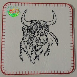 Sweetpea's Handmade Coaster Collection - Highland Cow