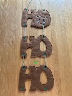 Sweetpea's Handmade Banner Collection - Ho Ho Ho Gingerbread