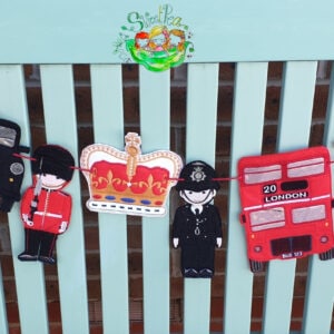 Sweetpea's Handmade Banner Collection - Retro London Icon