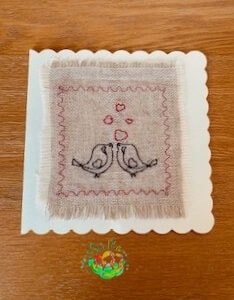 Sweetpea's Handmade Card Collection - Love Birds