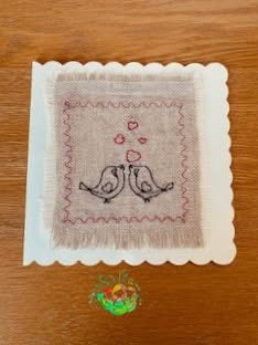 Sweetpea's Handmade Card Collection - Love Birds