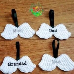 Sweetpea's Handmade Memory Decoration Collection - Angel Wings