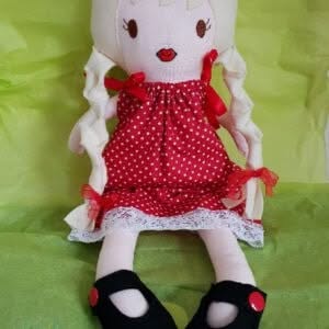 Sweetpea's Handmade Lookalike Doll Collection - Doll with Blonde Plaits