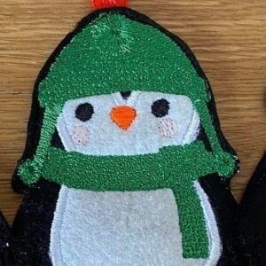 Sweetpea's Handmade Christmas Decoration Collection - Penguin with Hat