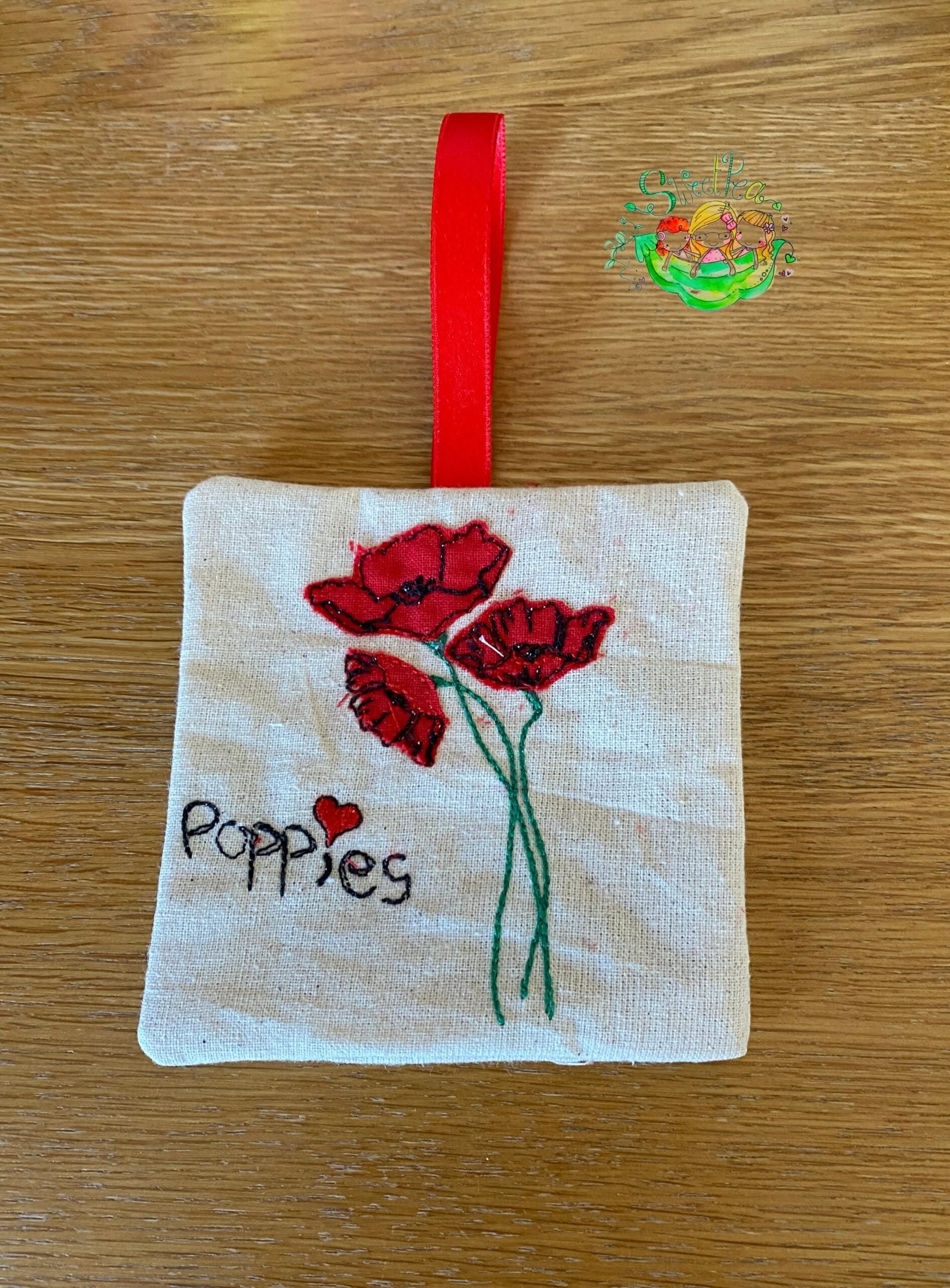 Sweetpea's Handmade Lavender Bag Collection - Poppies