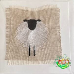 Sweetpea's Handmade Card Collection - Primitive Sheep