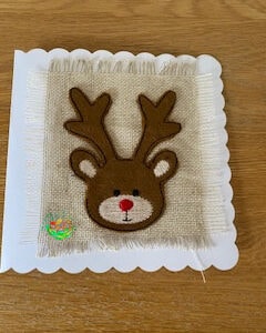 Sweetpea's Handmade Card Collection - Christmas Felt Reindeer