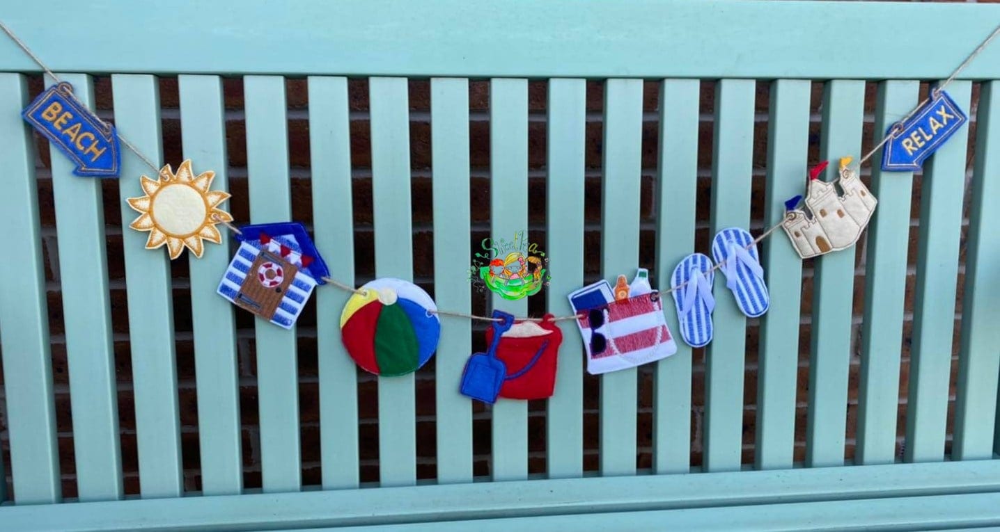 Sweetpea's Handmade Banner Collection - Summer Beach