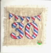 Sweetpea's Handmade Card Collection - Age Celebration 30