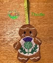 Sweetpea's Handmade Gingerbread Flower Collection - Thistle