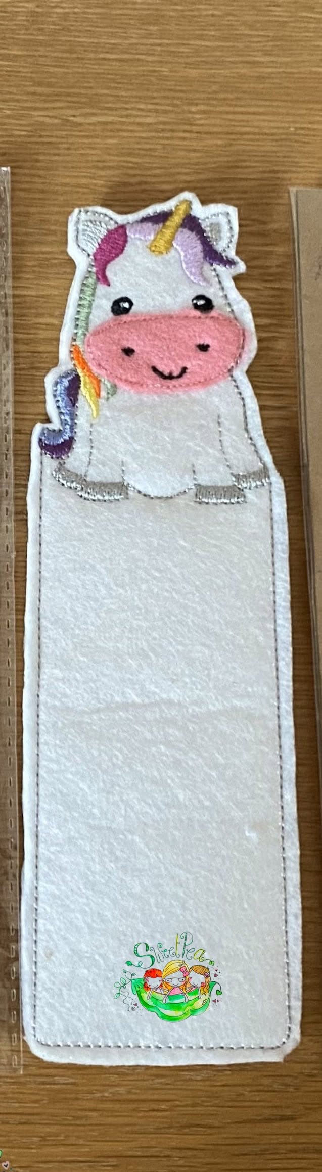 Sweetpea's Handmade Bookmark Collection - Unicorn