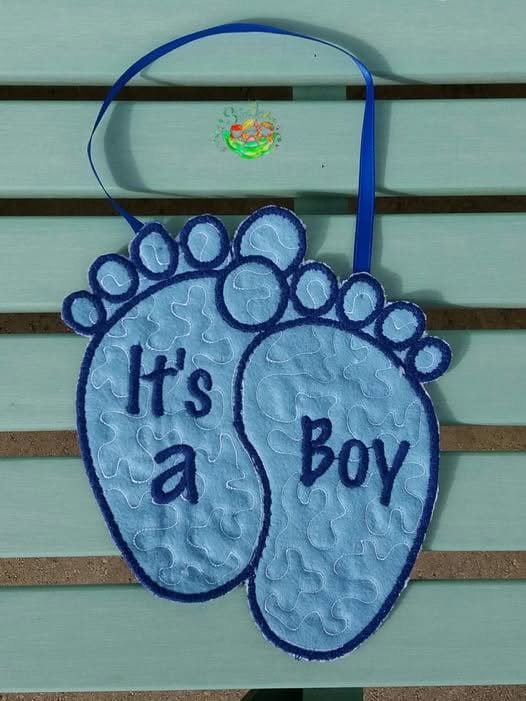 Sweetpea's Handmade Hanging Decoration Collection - Baby Feet