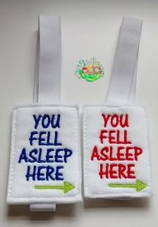 Sweetpea's Handmade Bookmark Collection - You Fell Asleep Here