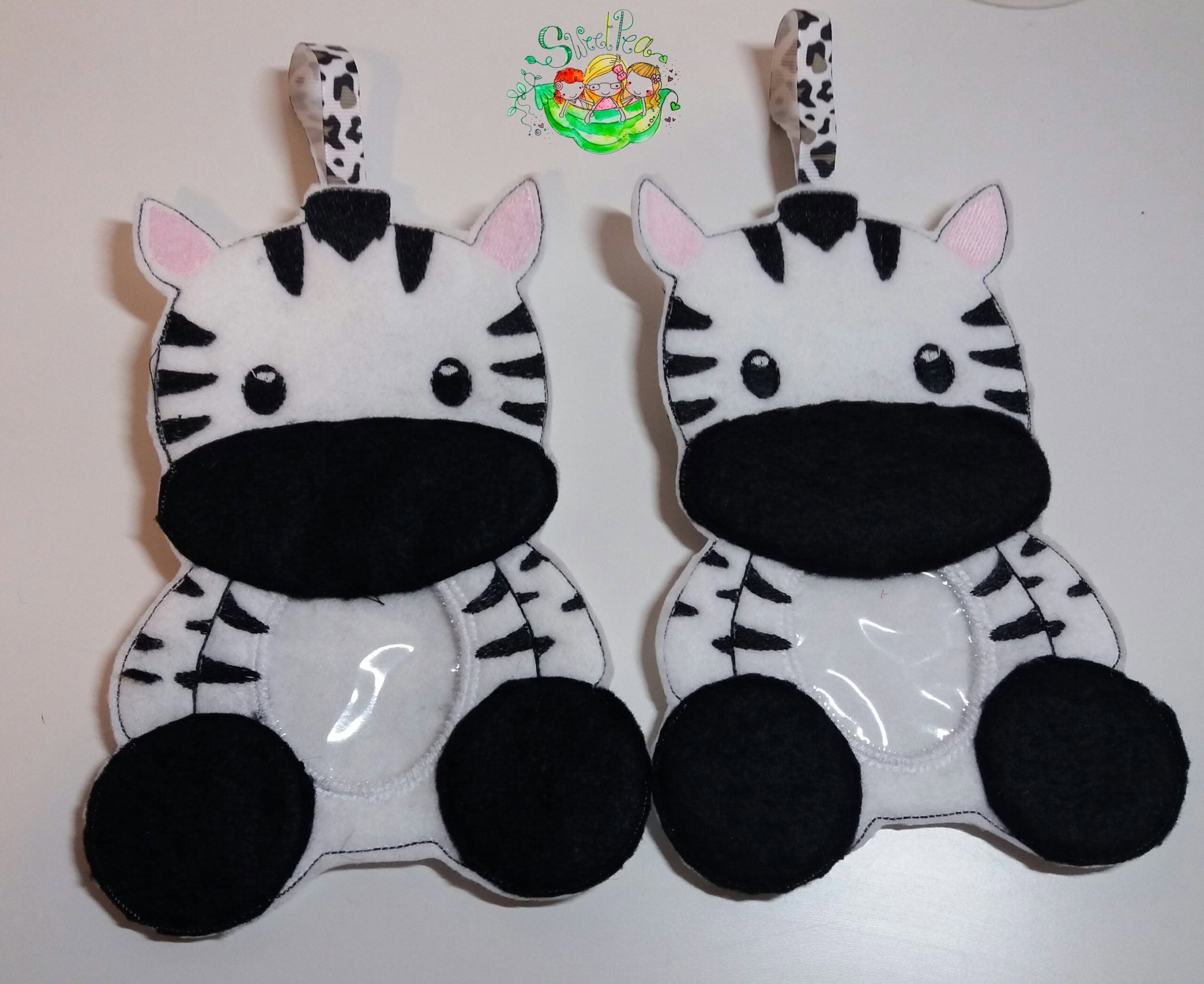 Sweetpea's Handmade Animal Treat Bag Collection - Zebra