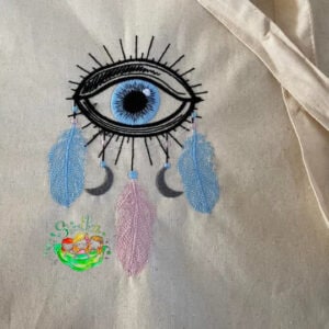 Sweetpea's Handmade Tote Bag Collection - All Seeing Eye